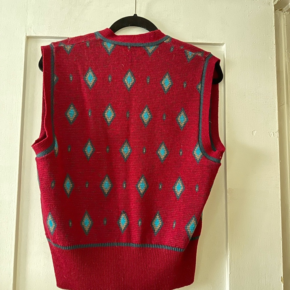 Authentic Pendleton Wool Sweater Vest, Great Cond… - image 3